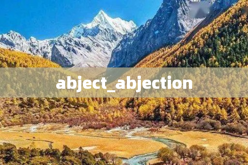 abject_abjection